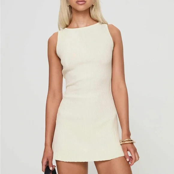 Princess Polly mayok mini dress cream - Picture 4 of 16